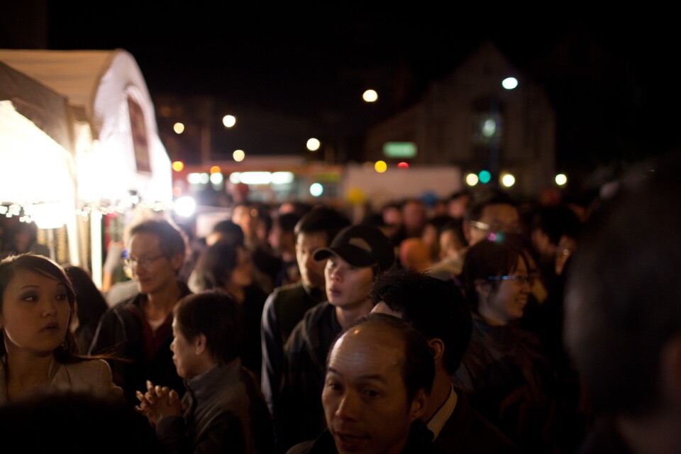 Thousands walk through Old Pasadena to taste dishes from all over Asia at the 626 Night Market.