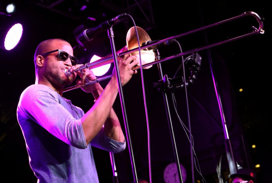 Musician Troy "Trombone Shorty" Andrews collaborates with family members and other artists from New Orleans on his tracks.