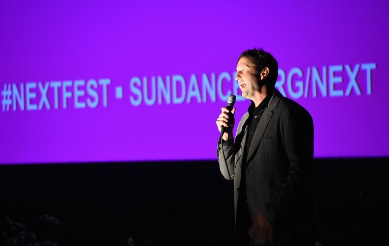 HOLLYWOOD, CA - AUGUST 02:  Next Fest director of programming Trevor Groth, attends the Sundance NEXT FEST Kickoff Screening Of "Cop Car" at Hollywood Forever on August 2, 2015 in Hollywood, California.  (Photo by Frazer Harrison/Getty Images for Sundance)