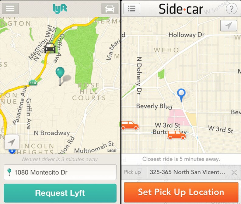 Become a driver or find a ride from your location to your destination with new smartphone apps - Lyft and Sidecar - which both launched in Los Angeles this year. 