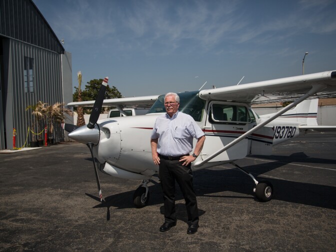 Patrick Carey is the owner of Aviation Academy and a longtime pilot. While the Hawthorne Airport FAA tower wasn't on the final closure list, towers in Fullerton, Riverside, Lancaster and Oxnard were among the eleven in California facing closure.
