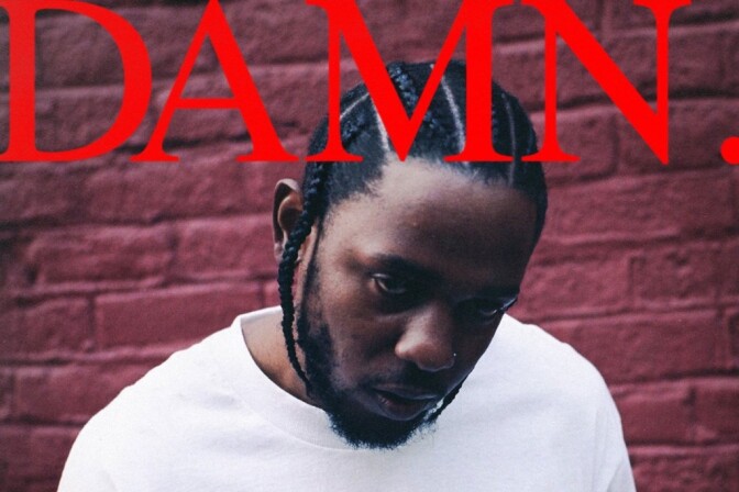 Cover art for Kendrick Lamar's new album, Damn. 