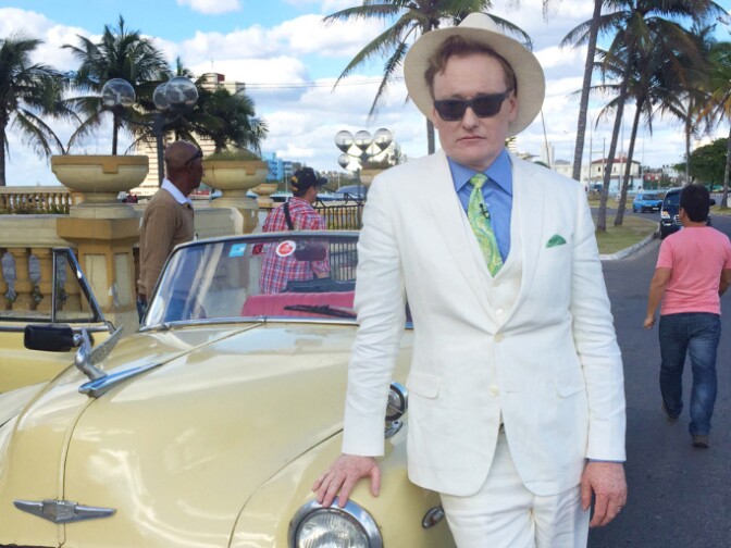 Conan O'Brien: Our man in Havana.