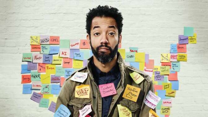 Wyatt Cenac's weekly show on HBO is titled "Problem Areas."