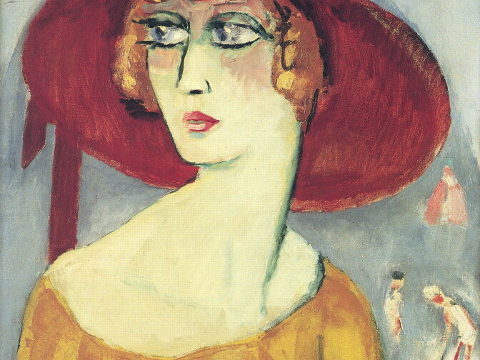 "Portrait of Alicia Alanova" by Keis Van Dongen, oil on canvas.