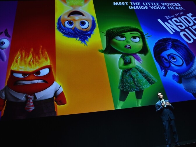 Walt Disney Studios EVP of Theatrical Distribution Dave Hollis speaks onstage during The Walt Disney Studios "Inside Out" screening at The Colosseum at Caesars Palace during CinemaCon, the official convention of the National Association of Theatre Owners, on April 22, 2015 in Las Vegas, Nevada.