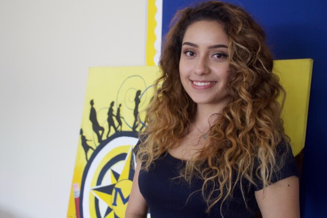 Cennemi Diaz, a senior at Millikan High School in Long Beach, will represent Los Angeles County in the 2017 Poetry Out Loud contest. 