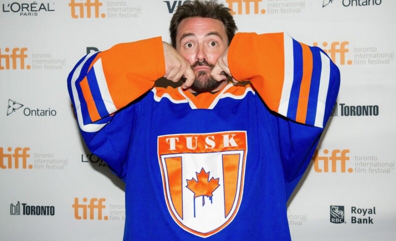 Director Kevin Smith at the screening of his "Tusk" at the Toronto International Film Festival's Midnight Madness.