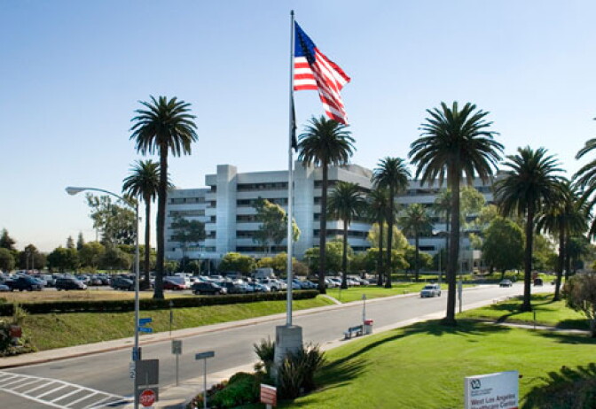The Department of Veterans Affairs' West Los Angeles Medical Center.