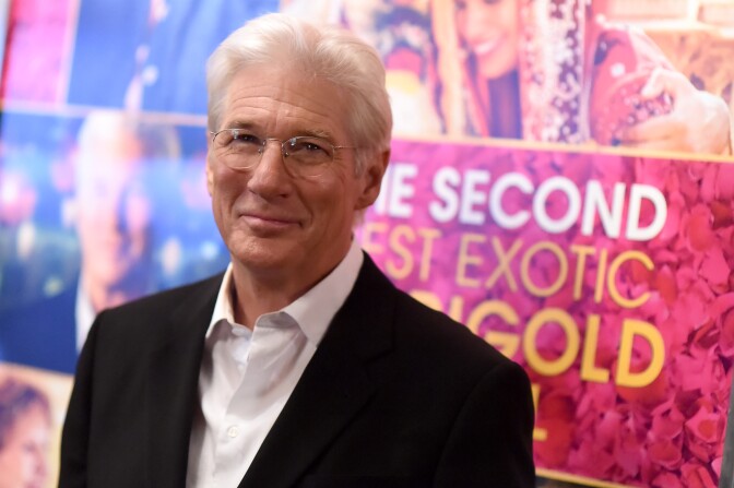 NEW YORK, NY - MARCH 03:  Actor Richard Gere attends "The Second Best Exotic Marigold Hotel" New York Premiere at the Ziegfeld Theater on March 3, 2015 in New York City.  (Photo by Dimitrios Kambouris/Getty Images)