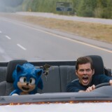 Sonic (Ben Schwartz) and James Marsden in SONIC THE HEDGEHOG from Paramount Pictures and Sega. Photo Credit: Courtesy Paramount Pictures and Sega of America.
