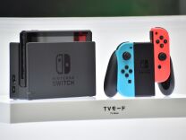 Nintendo's new video game console Switch is displayed at a presentation in Tokyo on Jan. 13, 2017. Nintendo on Jan. 13 unveiled its new Switch game console, which works both at home and on-the-go, as it looks to offset disappointing Wii U sales and go head to head with rival Sony's hugely popular PlayStation 4.