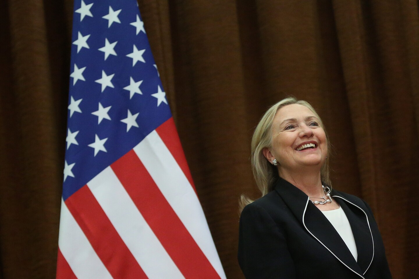 BEIJING, CHINA - SEPTEMBER 04:  US Secretary of State Hillary Clinton meets with Chinese Foreign Minister Yang Jiechi during her visit to Beijing on September 4, 2012. (Photo by Feng Li - Pool/Getty Images)