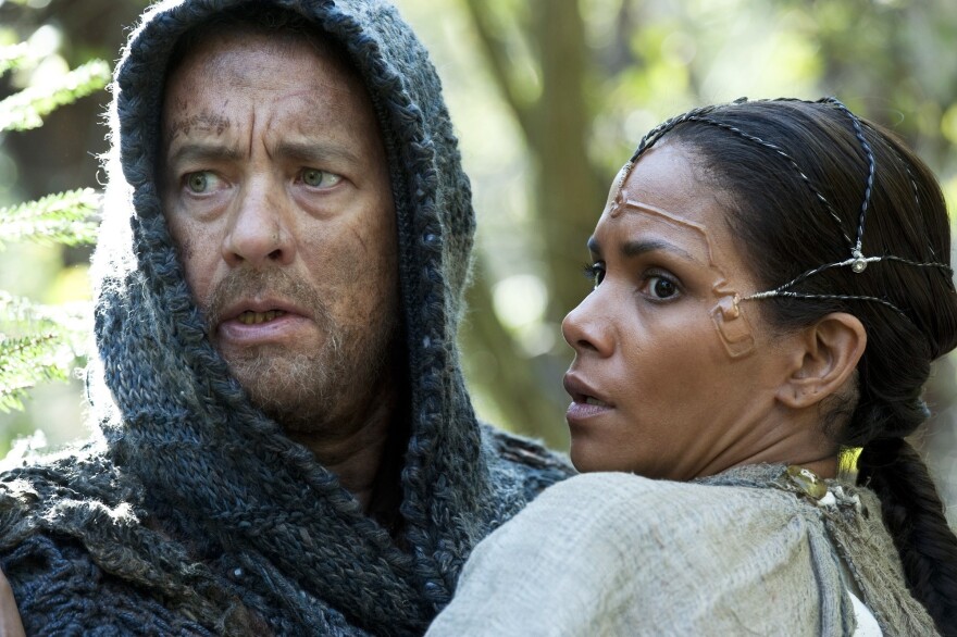 Still of Tom Hanks and Halle Berry - stars of the upcoming film, Cloud Atlas. 