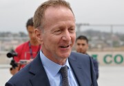 FILE - Los Angeles Unified School District Superintendent Austin Beutner at Belmont High School on Weds., May 2, 2018.