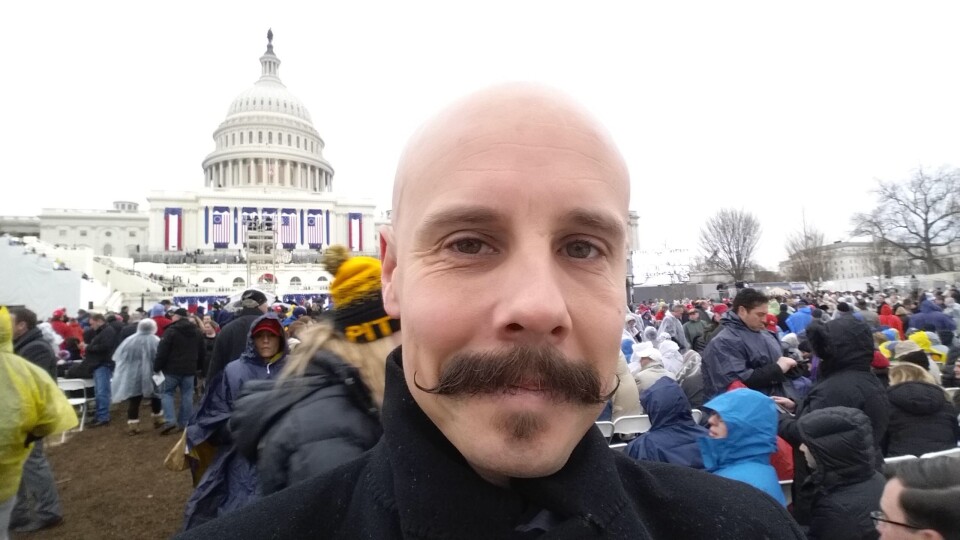 JANUARY 20, 2017 - Ben Clymer Jr., chief financial officer of the Body Shop & Collision Centers of Southern California, in D.C. for the inauguration. 