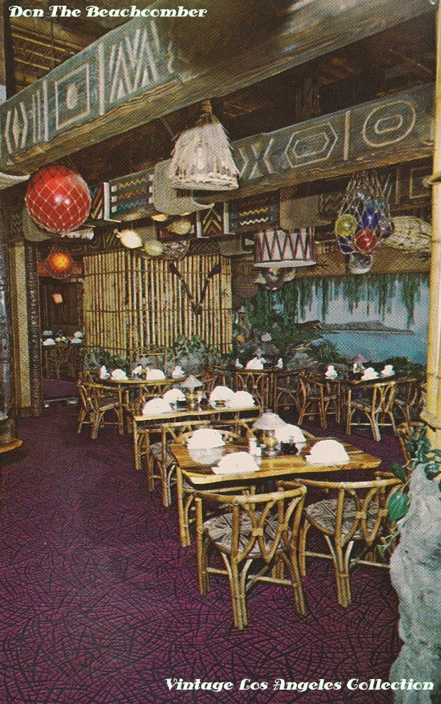 Don the Beachcomber interior.