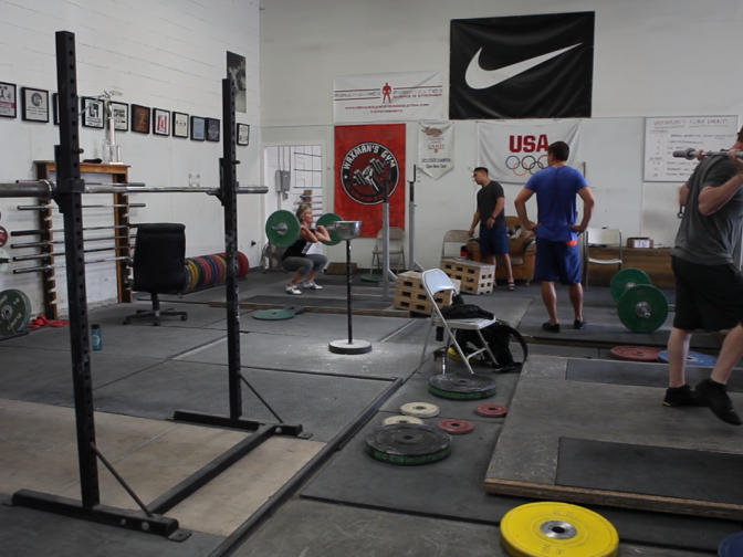 Athletes work out at Waxman's Gym in Lawndale in October 2017. 
