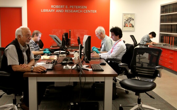 The Petersen Auto Museum's vault is definitely more attractive ... unless you're an historian who loves poring through the thousands of magazines, blueprints, ads, manuals, and other items in the Petersen's archive