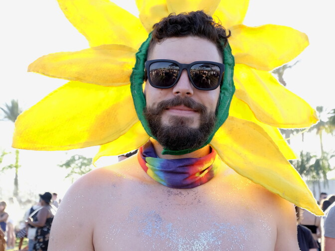 INDIO, CA - APRIL 14:  Festivalgoer attends day 1 of the 2017 Coachella Valley Music & Arts Festival Weekend 1 at the Empire Polo Club on April 14, 2017 in Indio, California.  (Photo by Frazer Harrison/Getty Images for Coachella)