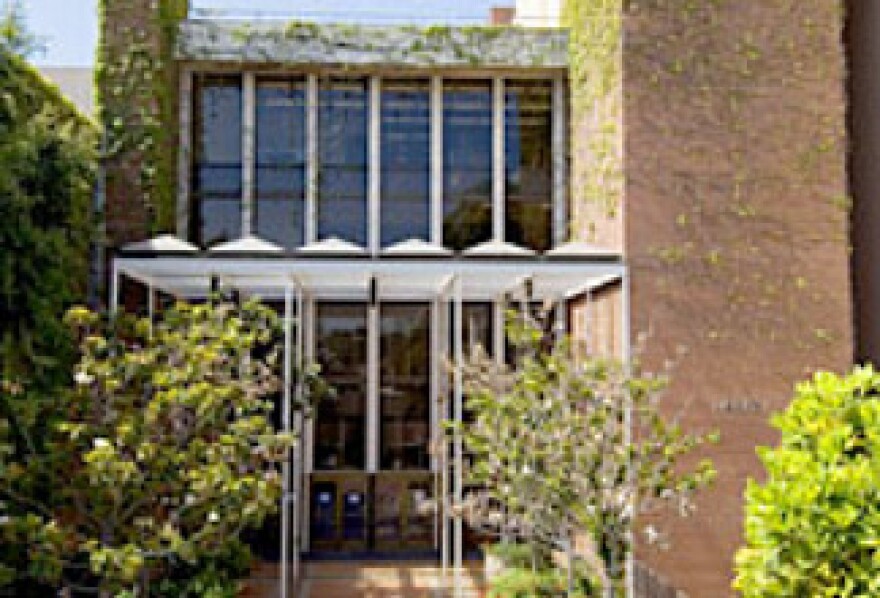 University library at the Cal State Long Beach campus.