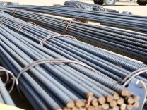 Steel reinforcements are being added to portions of the Maclay Highline in Sylmar, California on July 19, 2017.