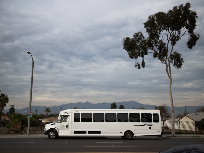 At a casino bus stop in Rosemead, KPCC found that half of the buses that stopped on a recent afternoon were listed on a federal watch list due to drivers who falsified records or skimped on maintenance.