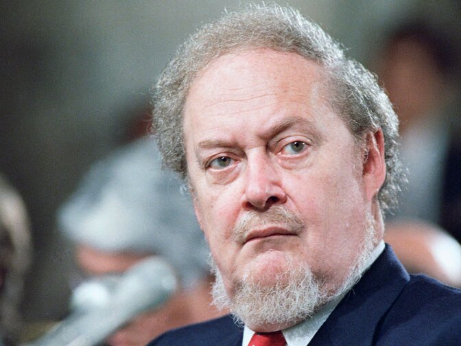 Robert Bork is shown in 1987. (AP Photo)