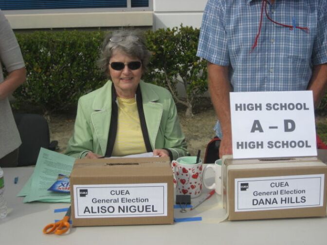 More than half of Capistrano Unified's teachers' union members cast ballots on first day of strike vote.