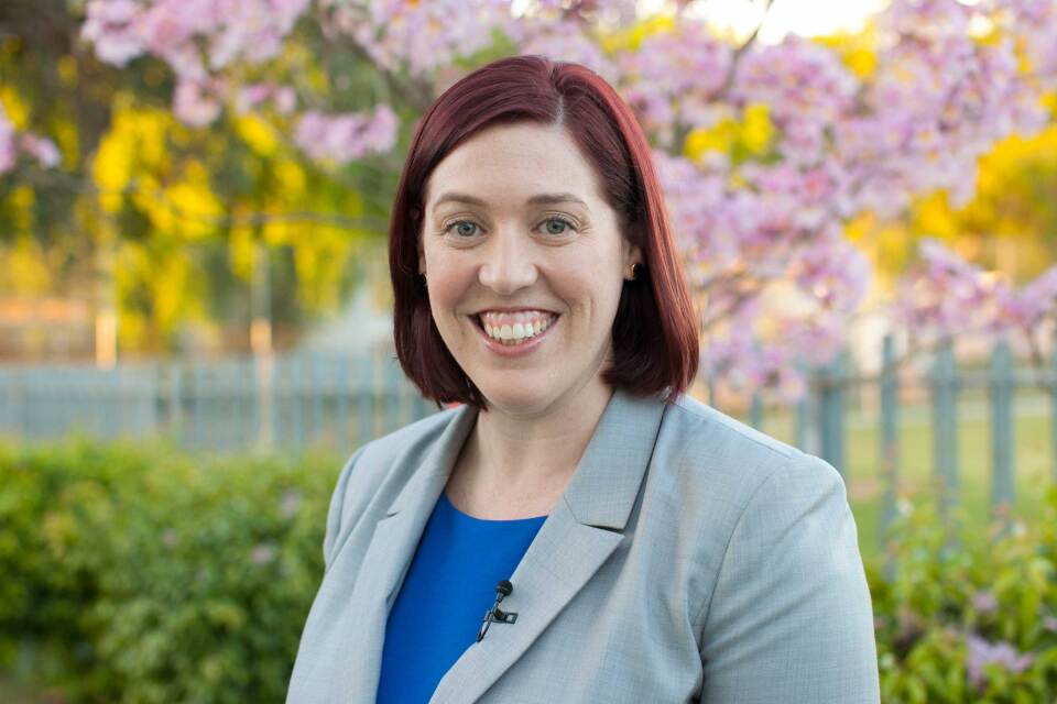 Tracy Van Houten at the 34th Congressional District Candidate Forum at Eagle Rock High School on Wednesday, Mar. 23, 2017. 