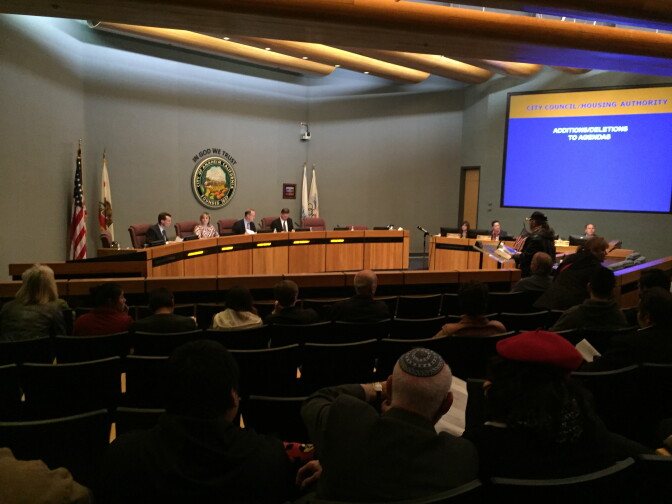The Anaheim City Council decides to hold additional public hearings to consider new district-voting maps with two Latino majority districts, instead of one. December 15, 2015.