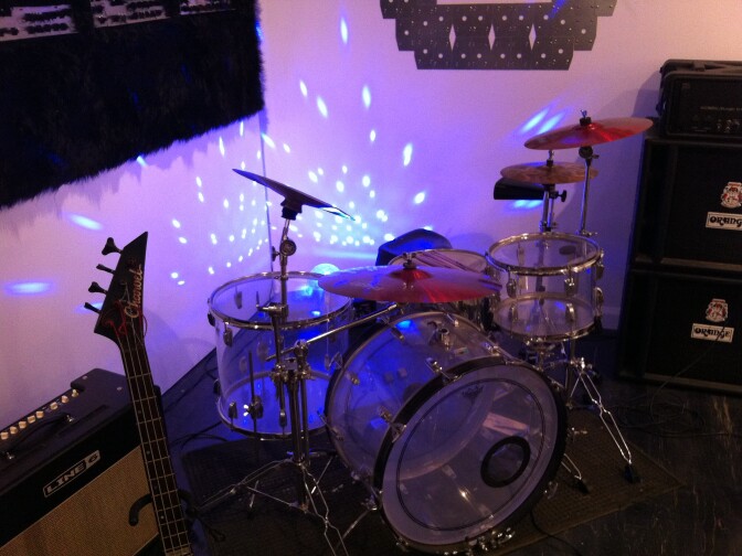 At the opening of MexiCali Biennial at Vincent Price Art Museum