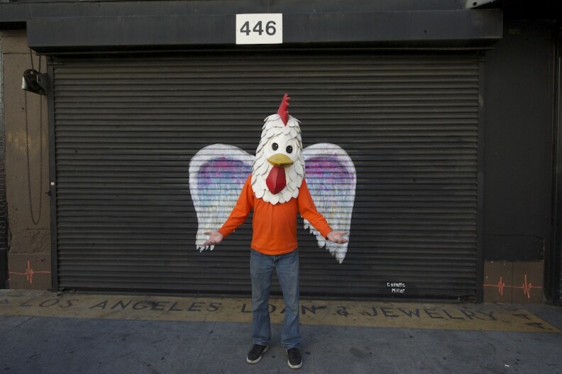 Chicken Boy and Colette Miller's wings.