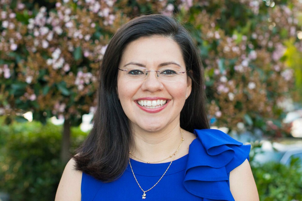 Vanessa Aramayo at the 34th Congressional District Candidate Forum at Eagle Rock High School on Wednesday, Mar. 23, 2017. 
