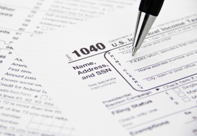 This year's federal tax filing deadline is April 15.