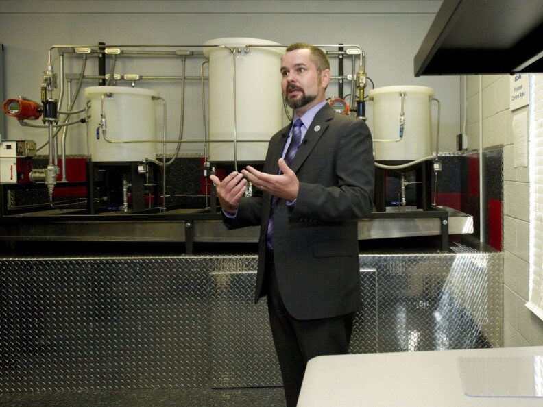 Marty Edwards, director of the DHS Industrial Control Systems Cyber Emergency Response Team (shown here at the Idaho National Laboratory in September) says the U.S. government's cybersecurity lab had no role in the development of Stuxnet.