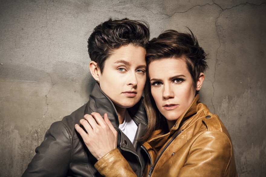 Rhea Butcher and Cameron Esposito.