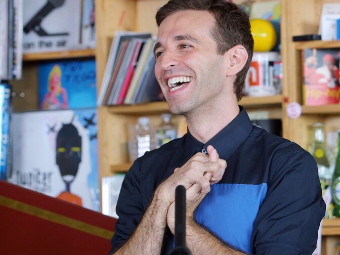 Anthony Roth Costanzo takes opera to unlikely places, including NPR Music's Tiny Desk.
