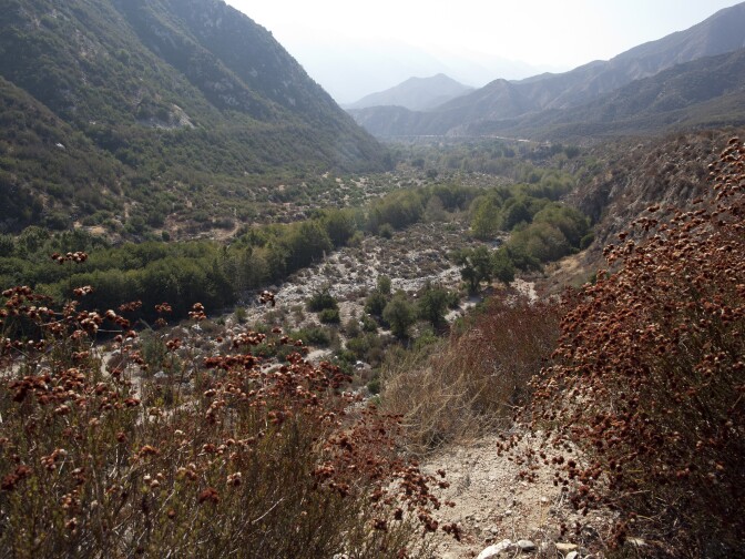 As part of President Obama's visit to Los Angeles he designated a portion of the San Gabriel Mountains in the Angeles National Forest a national monument.