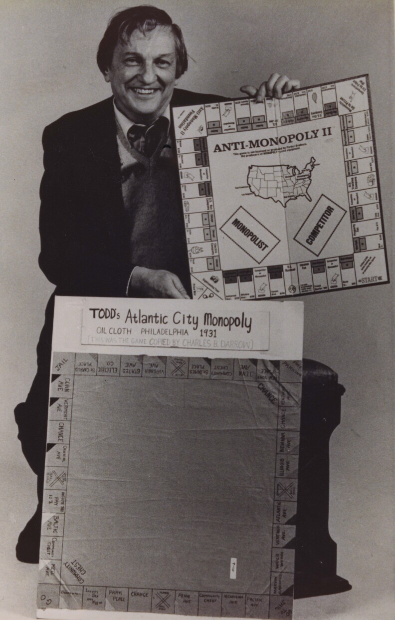 In his lawsuit, Ralph Anspach used early, pre-Parker Bros. boards as evidence of Monopoly's controversial origins.