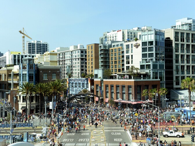 File: Guests attend Comic-Con International on July 23, 2016 in San Diego.