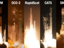 Over the past 12 months NASA has added five missions to its orbiting Earth-observing fleet – the biggest one-year increase in more than a decade. The Global Precipitation Measurement (GPM) Core Observatory was launched from Japan on Feb. 27, 2014. The most recent mission, the Soil Moisture Active Passive (SMAP), was launched from California on Jan. 31. Two missions are collecting NASA’s first ongoing Earth observations from the International Space Station.