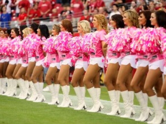 Pink cheer.