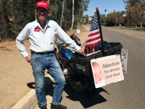 Trump supporter Sean Colgan wants to see Congressman Darrell Issa reelected. 