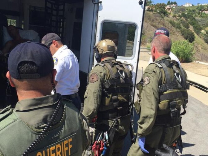 Injured man arrested in connection with Yorba Linda fire | LAist