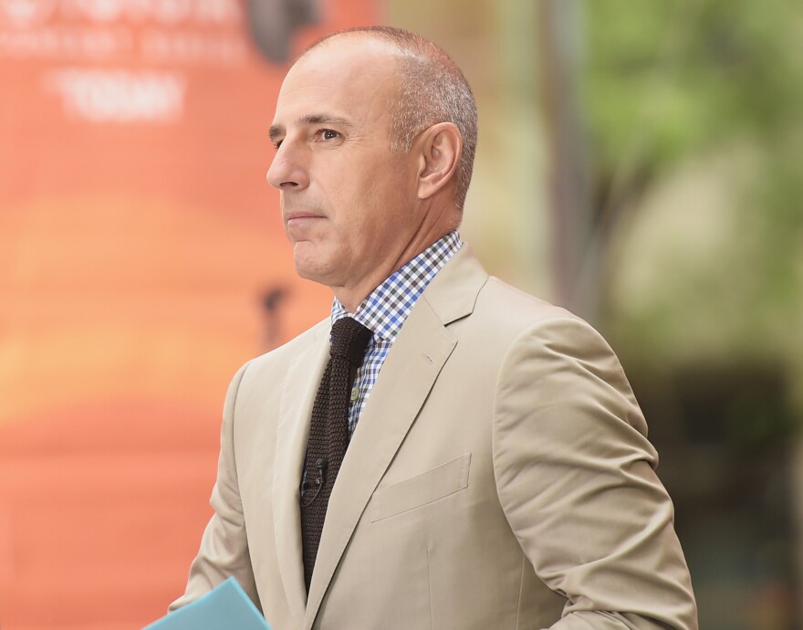 NEW YORK, NY - AUGUST 22:  Co-host Matt Lauer appears on NBC's "Today" at the NBC's TODAY Show on August 22, 2014 in New York City.  (Photo by Michael Loccisano/Getty Images)