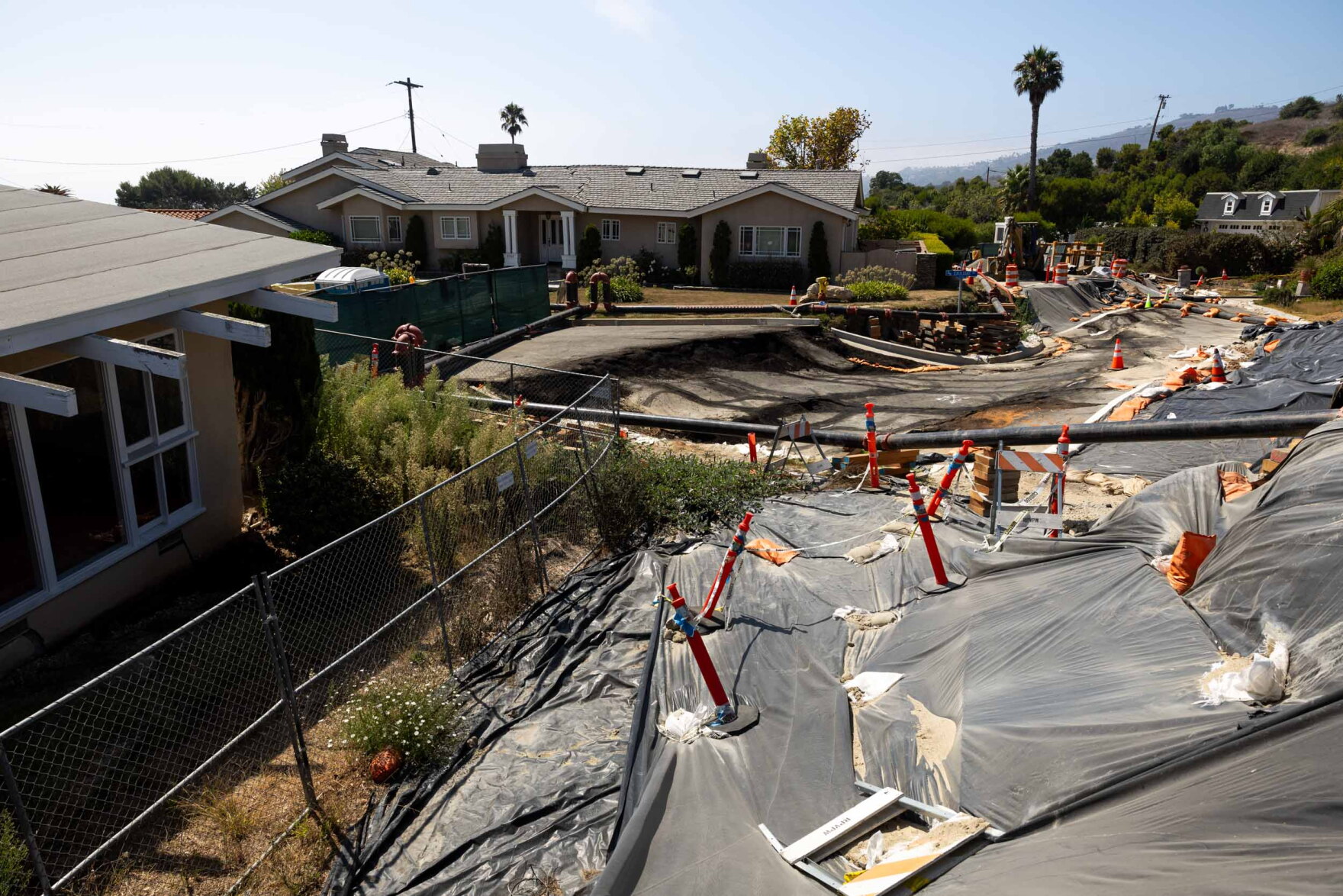 Sliding Rancho Rancho Palos Verdes landslide has slowed with below average rainfall ...