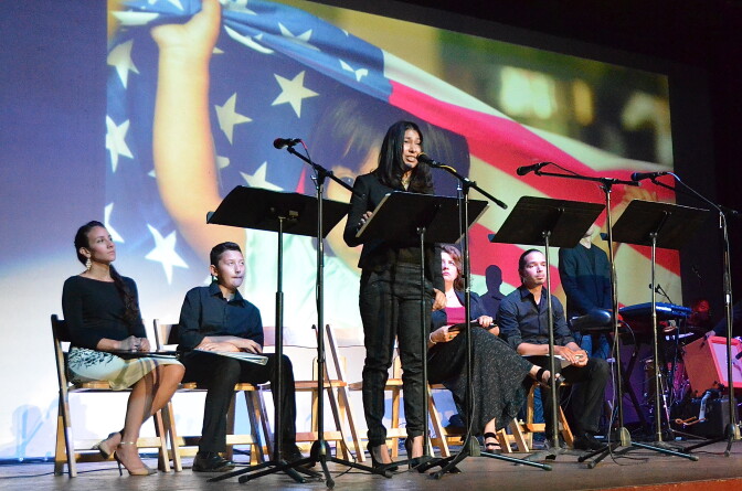 Alejandra Cardona tells her story of being wounded in the Aurora, Colorado theater shooting and being afraid of having her undocumented status discovered.