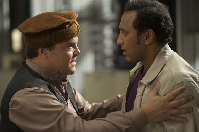 Jack Black and Aasif Mandvi star in HBO's "The Brink."