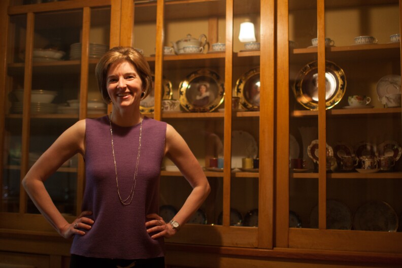 Anne Mallek, curator for the Gamble House, prepared the upstairs-downstairs tour.